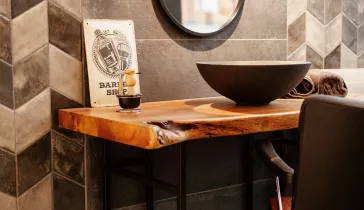 Barber Shop Fliesen Ausstellung