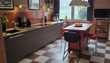 Fliesen Schachbrett Küche