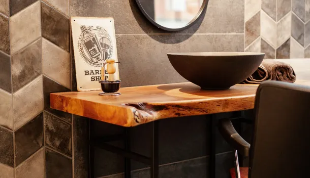 Barber Shop Fliesen Ausstellung